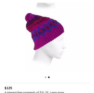 NWT-100% Wool_Rag and Bone Heritage beanie-Fair Isle stitch